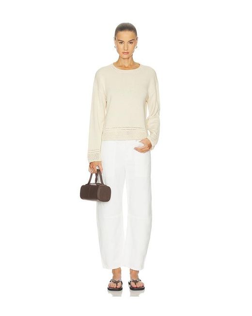 Velvet By Graham & Spencer Natural Rosalyn Sweater