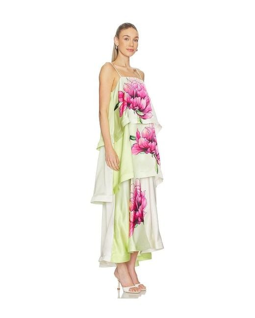Elliatt White Elisia Tiered Gown