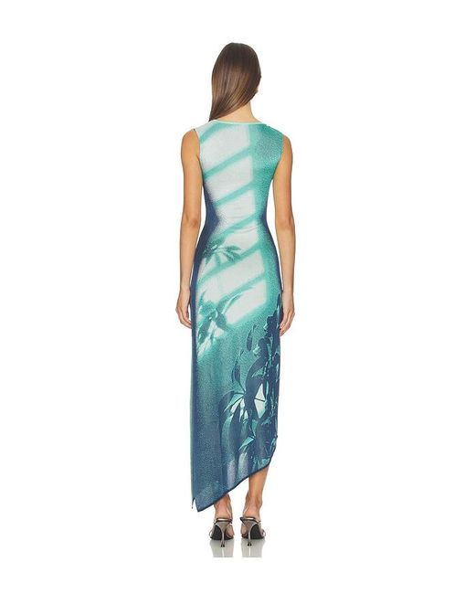 Ph5 Blue Cedar Window Print Tank Dress