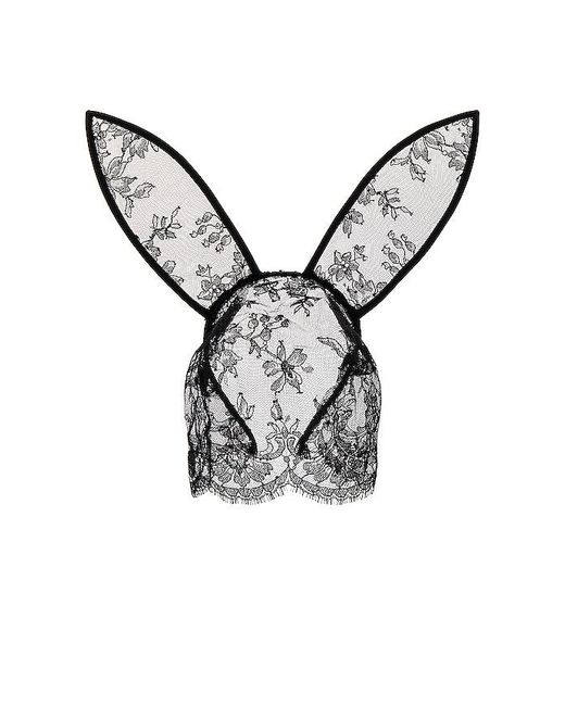 Fleur du Mal Black Veiled Bunny Ears