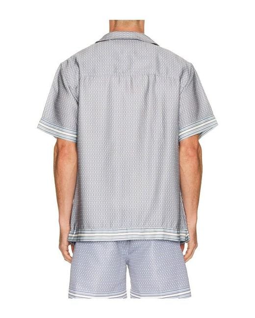 CHE White Lucena Printed Shirt for men