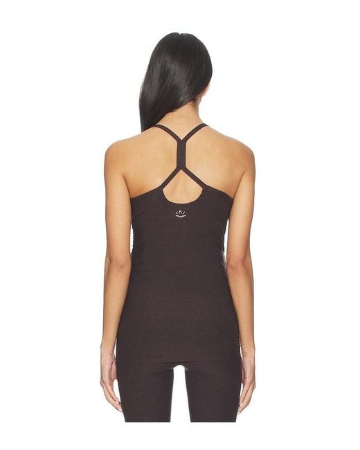 Beyond Yoga Black Spacedye Keep Your Cool Maternity Slip Top