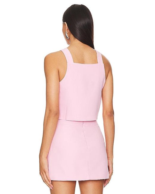 Amanda Uprichard Pink Harley Top