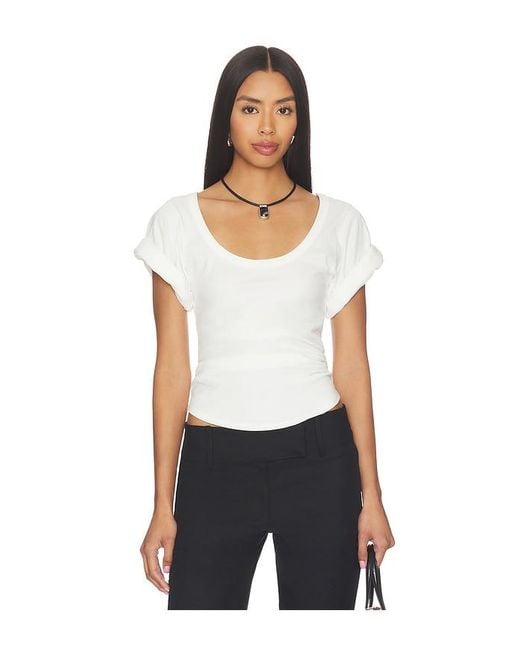 The Line By K White Maya T-Shirt