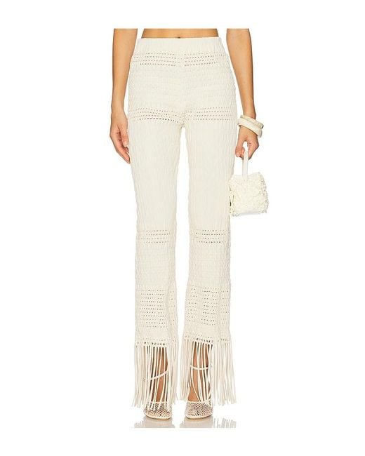 Nanushka White Miciel Pants