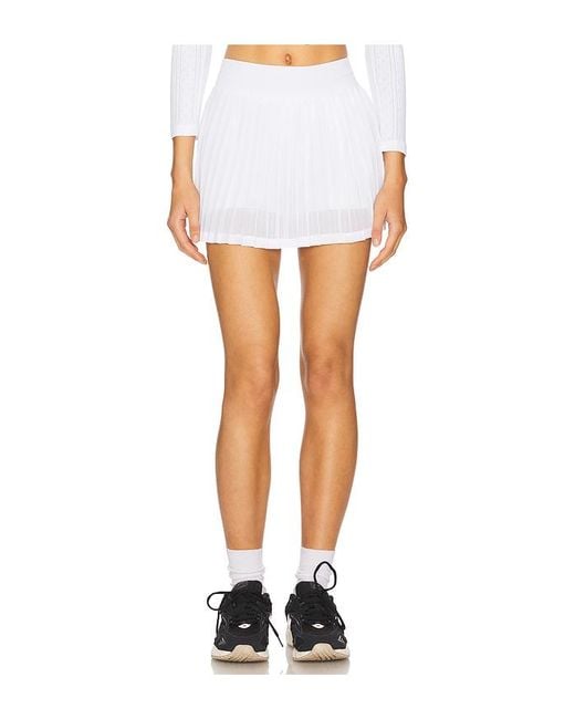 Free People White Minirock Mit Volants Fp Movement Rally