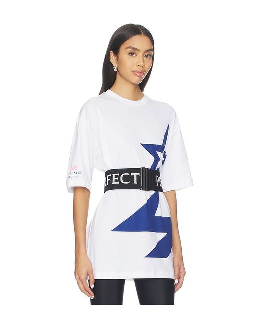 Perfect Moment White Oversized Logo Tshirt