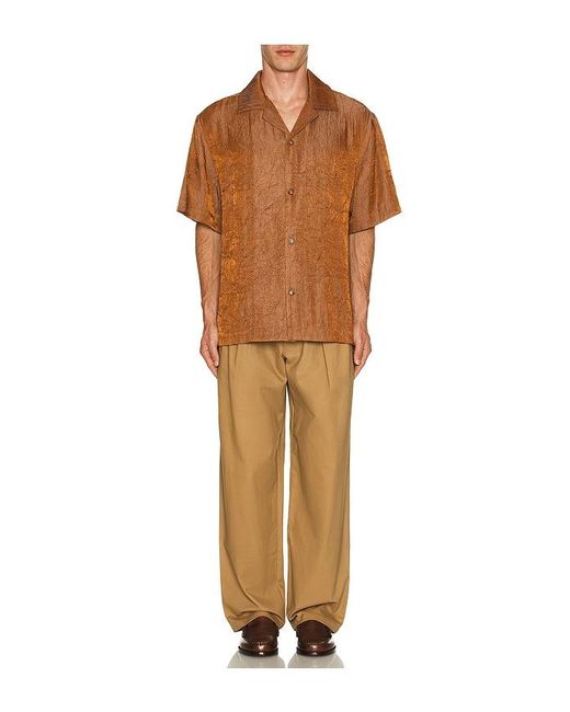Camisa En Color Marrón Talla (También En Xs) WAO de hombre de color Brown