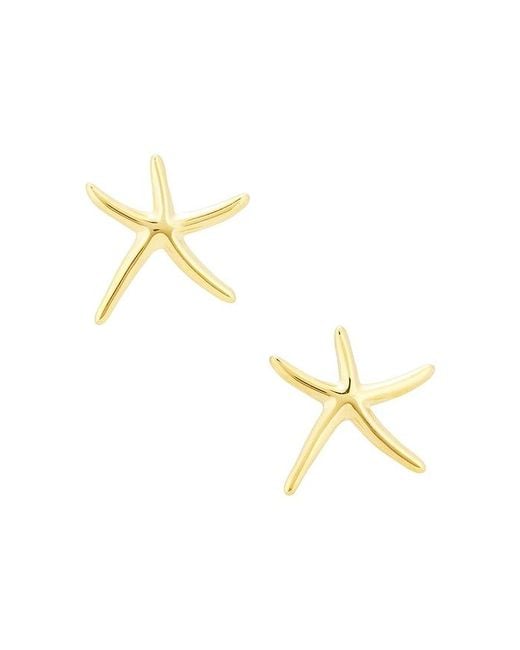 Casa Clara Metallic Aleria Stud Earrings
