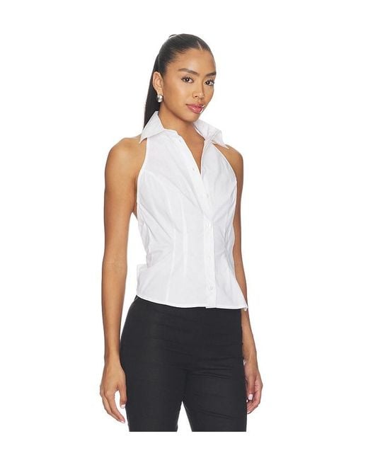 FAVORITE DAUGHTER White The Behind The Bow Top