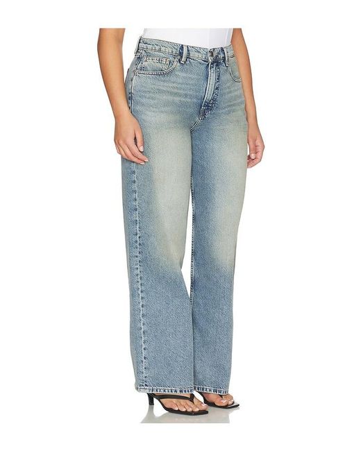 GOOD AMERICAN Blue Good Standard Baggy Jeans