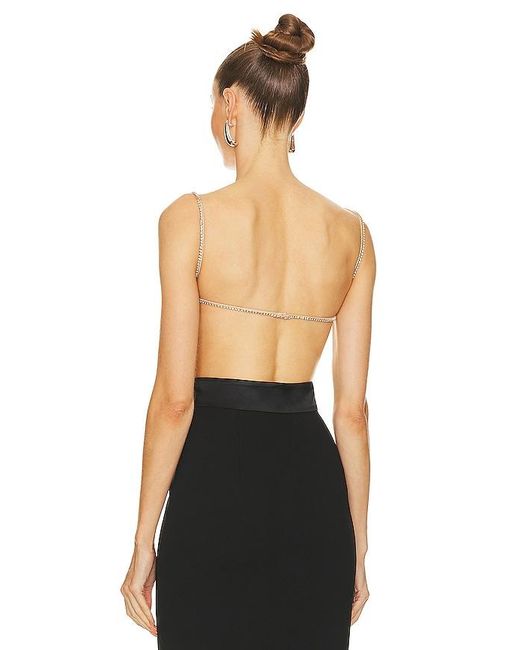 SAU LEE Black Zafina Top