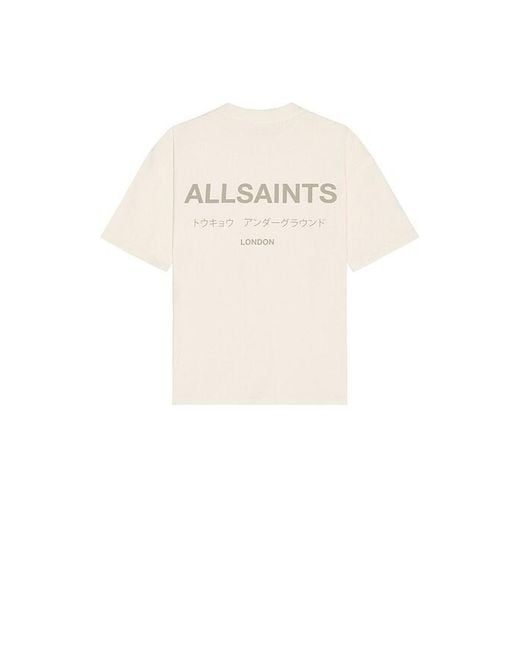 AllSaints Shirt Underground in White für Herren