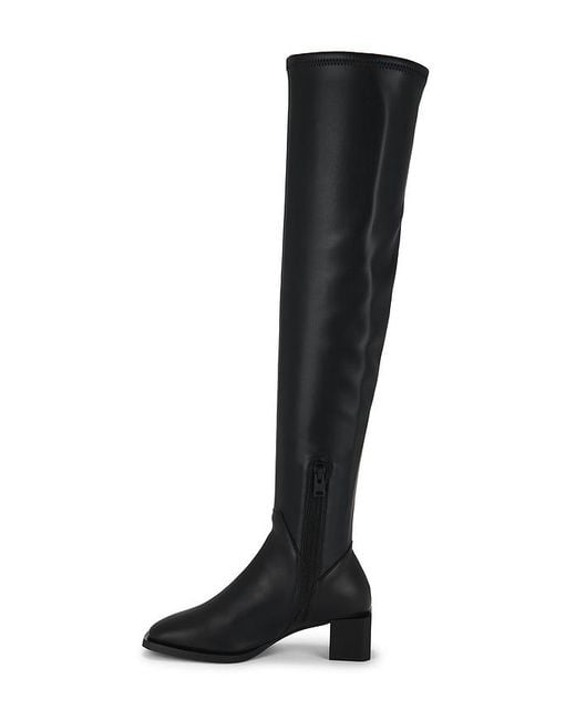 AllSaints Black Avril Over The Knee Boot