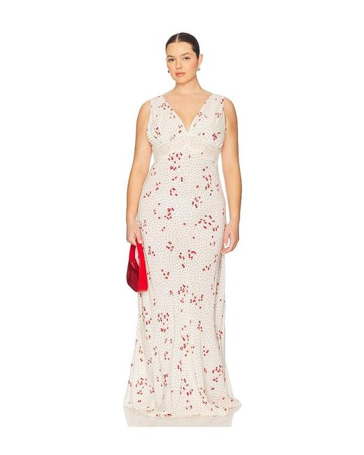 L'academie White 'Academie Hallie Maxi Dress