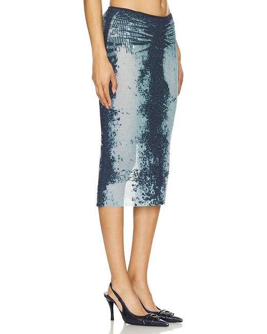 DIESEL Blue Begonia Skirt