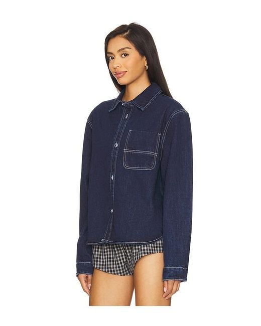 BLOUSON EMBER en Blue superdown
