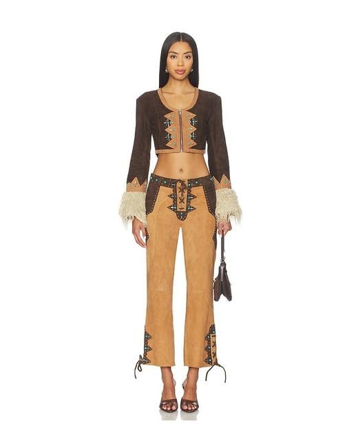 Urban Outfitters Brown X Revolve Record Jacket