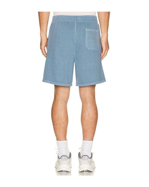 Beyond Yoga Blue Beach Washed Terry Short for men