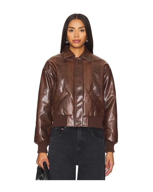 superdown Brown Katrina Oversized Jacket