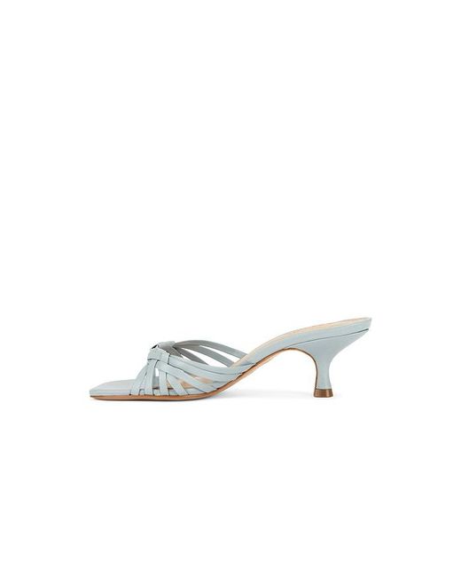 SCHUTZ SHOES White Tara Mid Mule