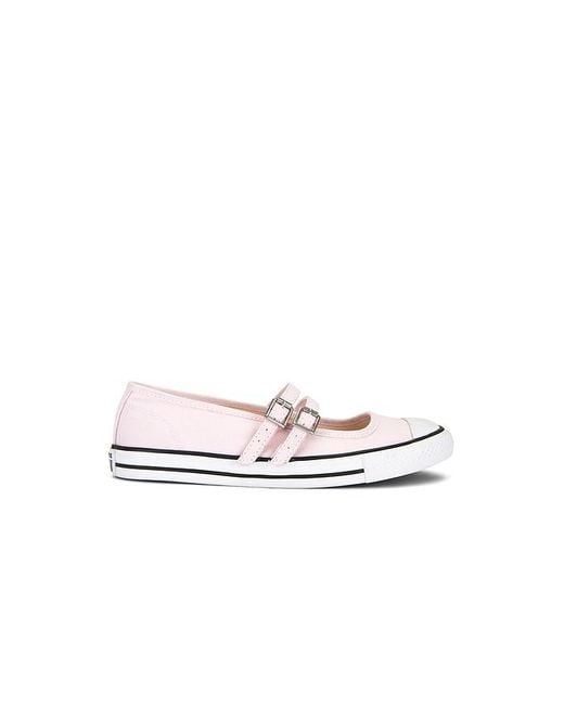 Converse White Chuck Taylor All Star Dainty Mary Jane Slip-On Flat