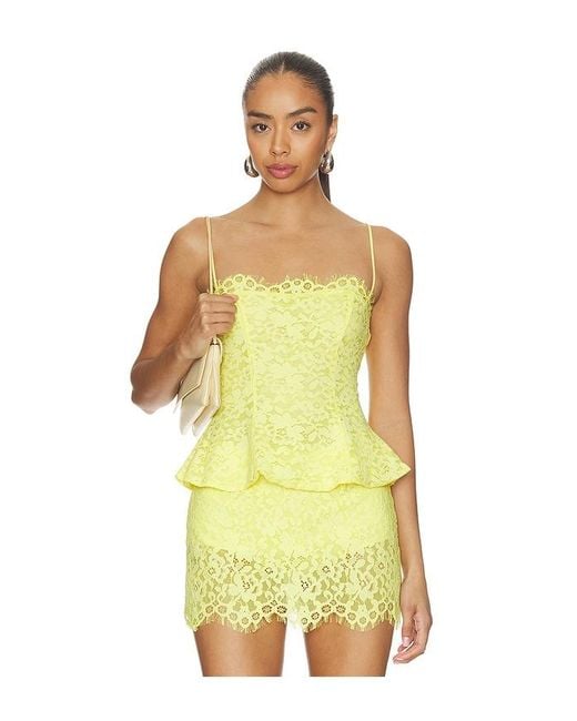 AFRM Yellow Ari Top