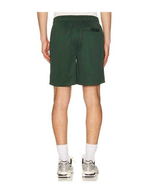 One Of These Days Green Mustang Athletics Mesh Shorts for men