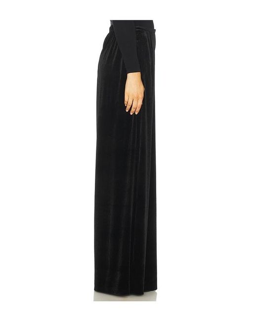 Norma Kamali Black Mens Pleat Pant