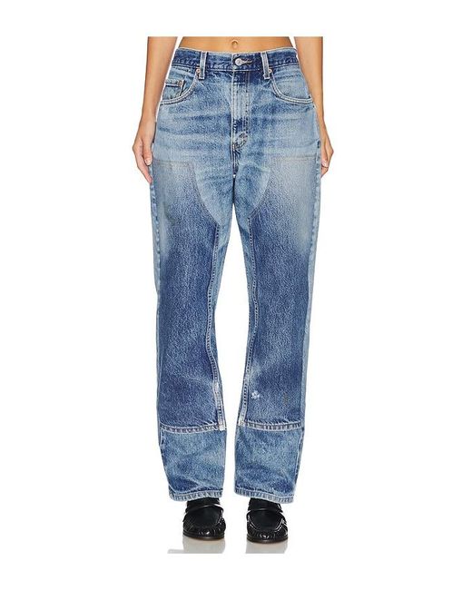 Pierna Ancha Carpenter Baggy Customs En Color Denim-Medium Talla En aligrace de color Blue