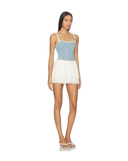 Vestido Geneva En Color Baby,Cream Talla (También En M) Show Me Your Mumu de color Multicolor