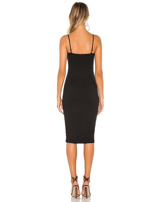 Vestido Midi Candace En Color Negro Talla (También En M, S, Xs, Xxs) superdown de color Black
