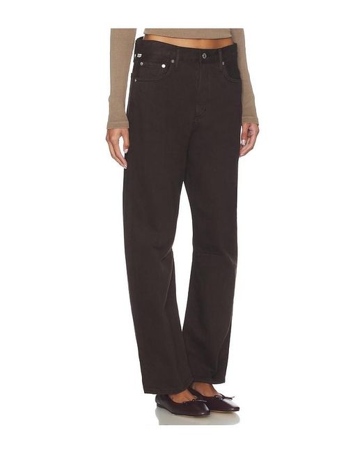 Citizens of Humanity Black Miro Relaxed Jean