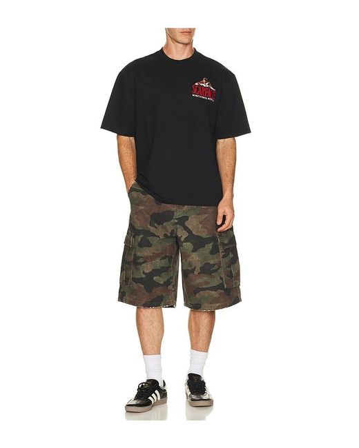 Reason Black Scarface Heavy Terry Tee for men