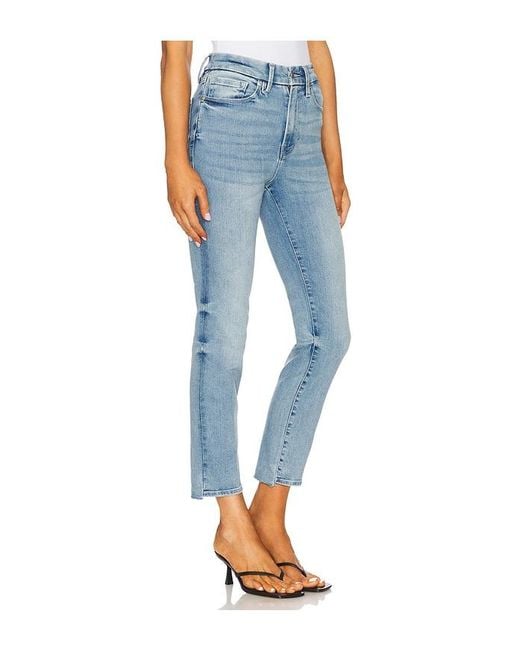 GOOD AMERICAN Blue Always Fits Good Classic Slim Straight Jeans