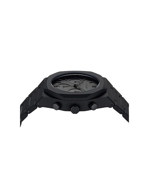 D1 Milano Black Polychrono 40.5Mm Watch for men