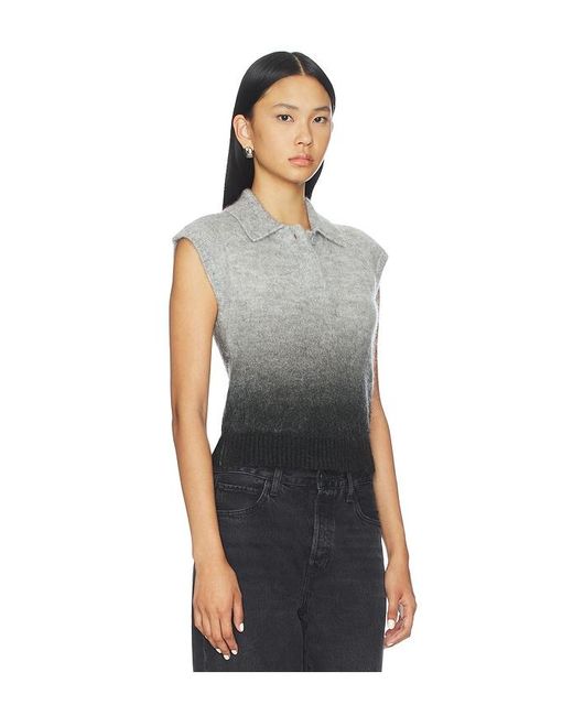 ALIGNE Black Lexi Knitted Polo Top