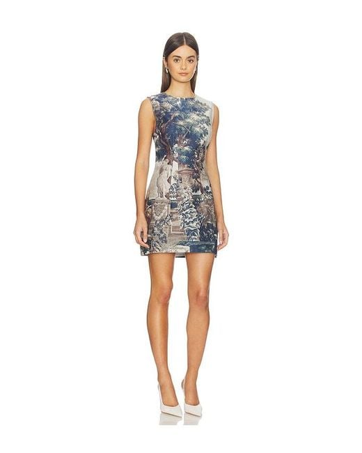 Courtney Zheng Blue Denim Mini Dress