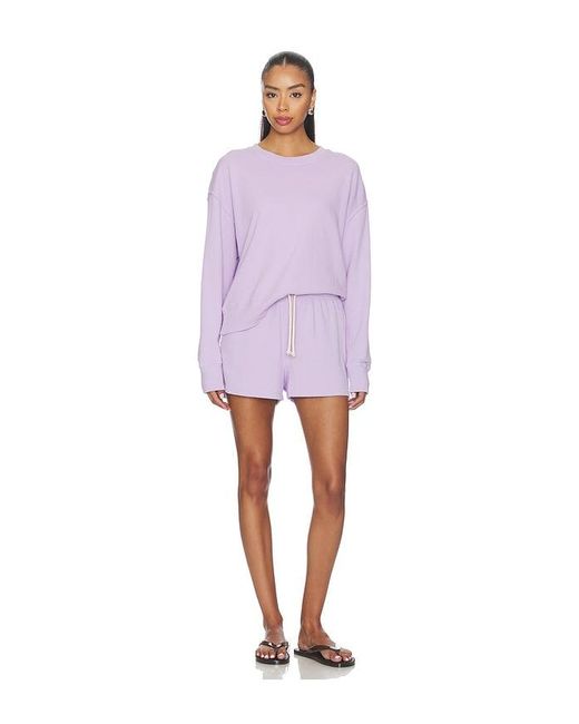 PERFECTWHITETEE Multicolor Layla French Terry Sweat Shorts
