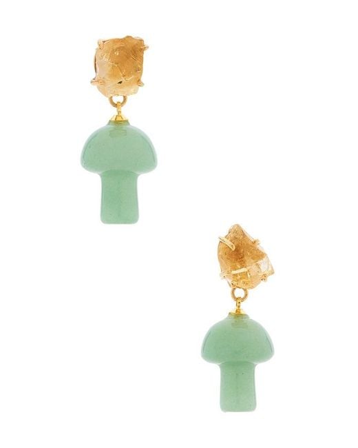 DANNIJO Green Esther Earrings