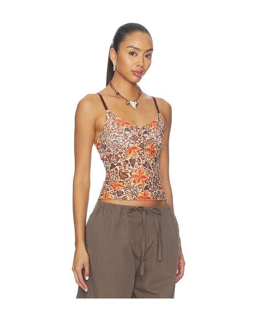 Juliet Johnstone Multicolor Mesh Cami