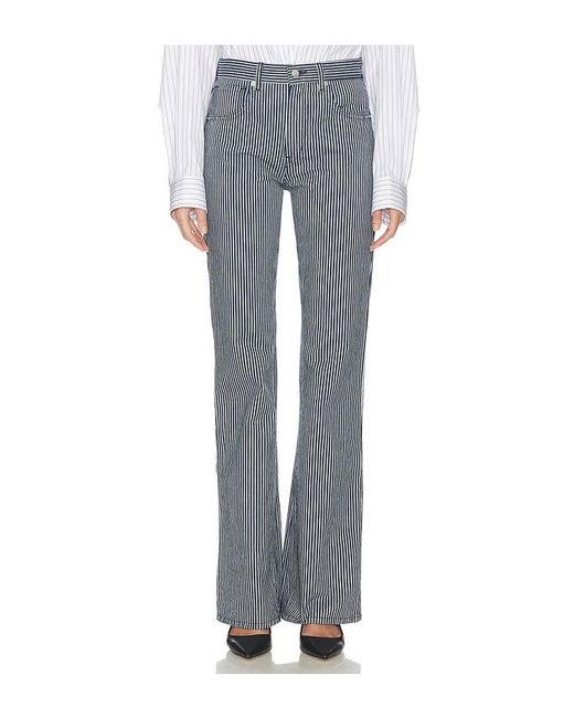 Nili Lotan Gray Celia Striped Jean