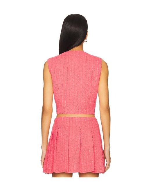 Line & Dot Pink Emmeline Top