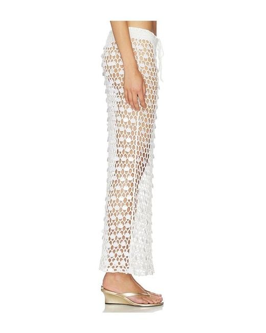 superdown Natural Dinah Crochet Maxi Skirt