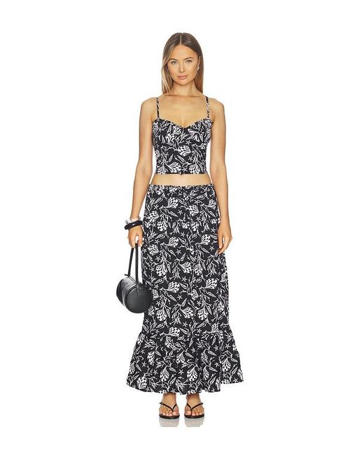Peixoto Black Riley Maxi Skirt