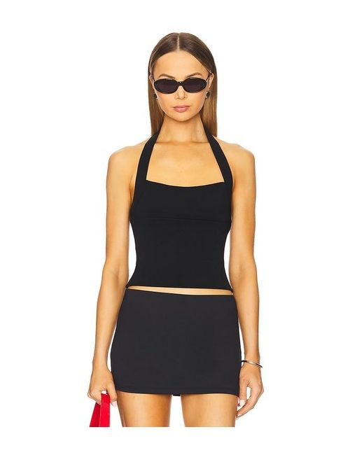 Bec & Bridge Black Skyler Halter Top