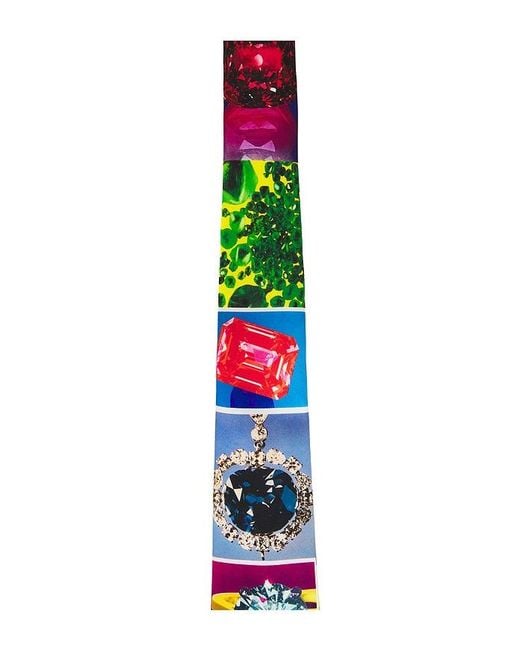 Pleasures White Jewel Necktie for men