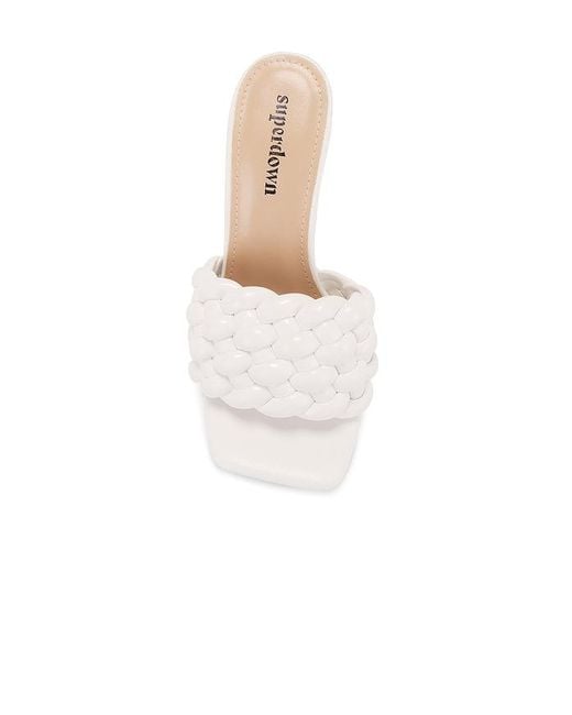 superdown White Jocelyn Heel