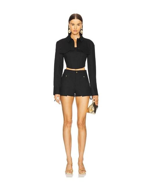 Cult Gaia Black Loren Top