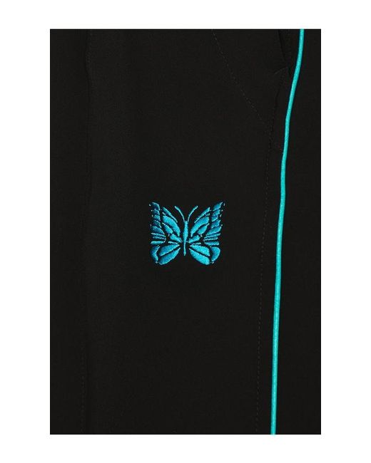 Needles Black Piping Cowboy Pant Poly Double Cloth for men